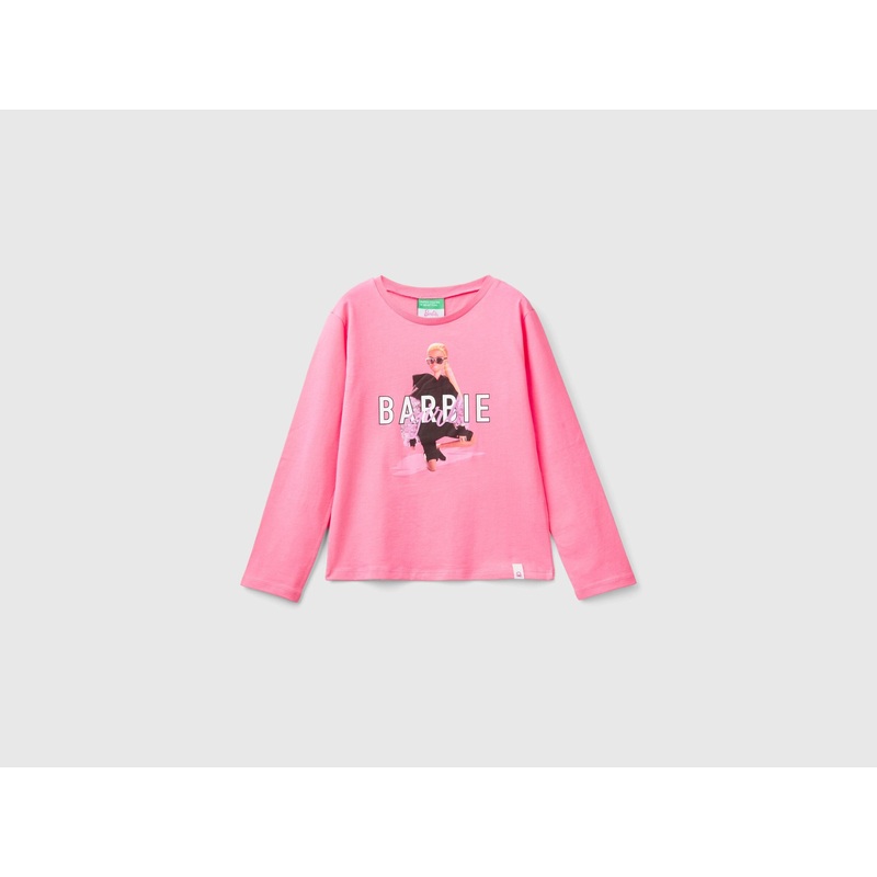 Pink Barbie T-Shirt With Glossy Print