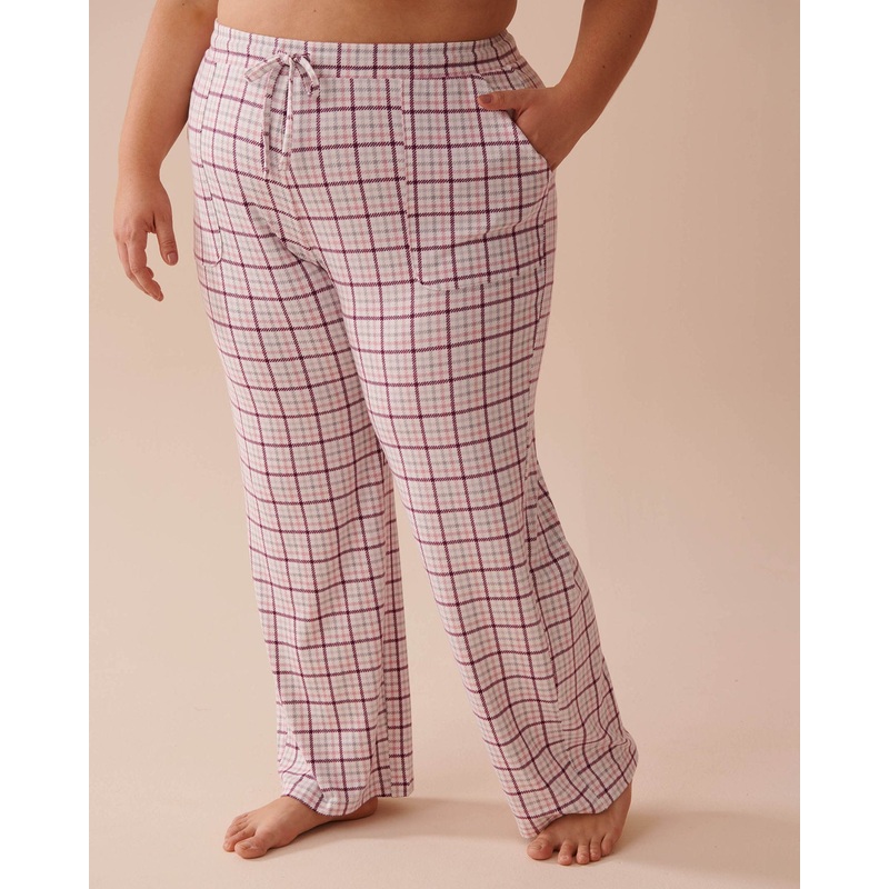 Purple Plaid Pajama Pants