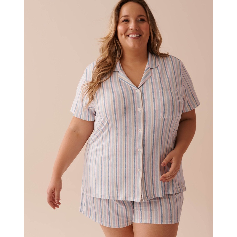 Soothing Stripes Super Soft Button-Down Shirt