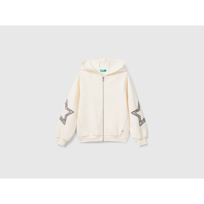 Sweatshirt With Lurex Embroidery