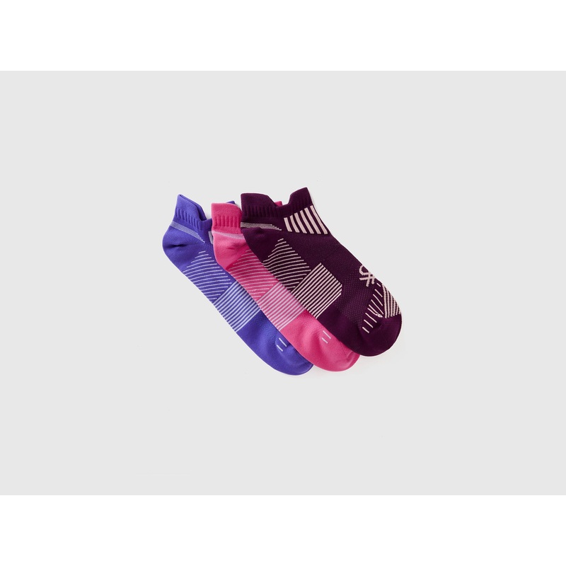 Three Pairs Of Short Sports Socks