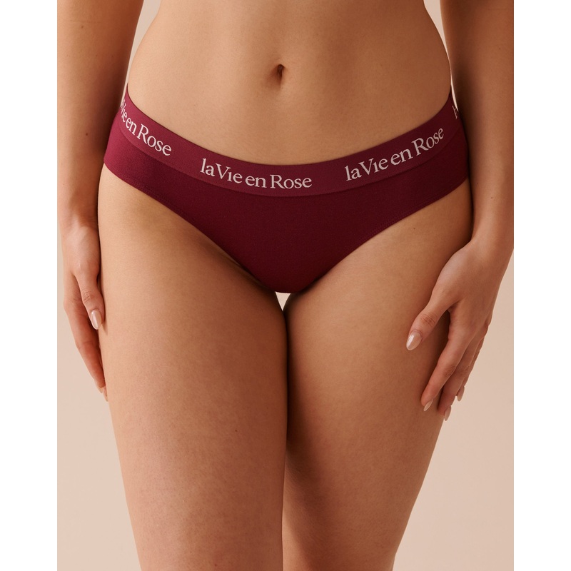 Cotton and Elastic Band Bikini Briefs