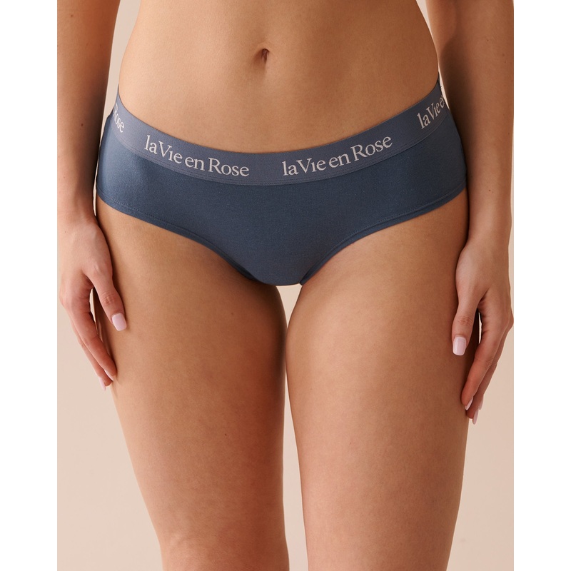 Cotton and Elastic Band Hiphugger Briefs