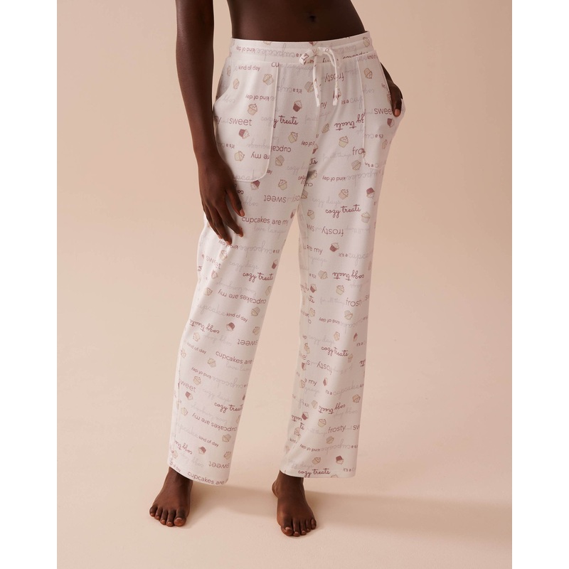 Cupcake Print Pajama Pants