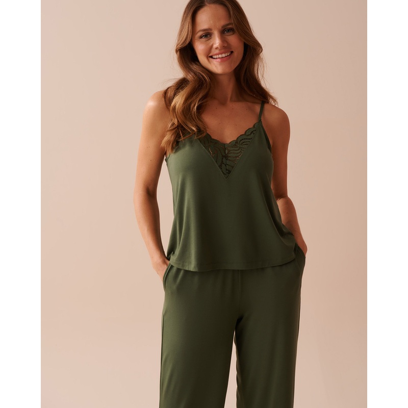 Lace Detail Modal Cami