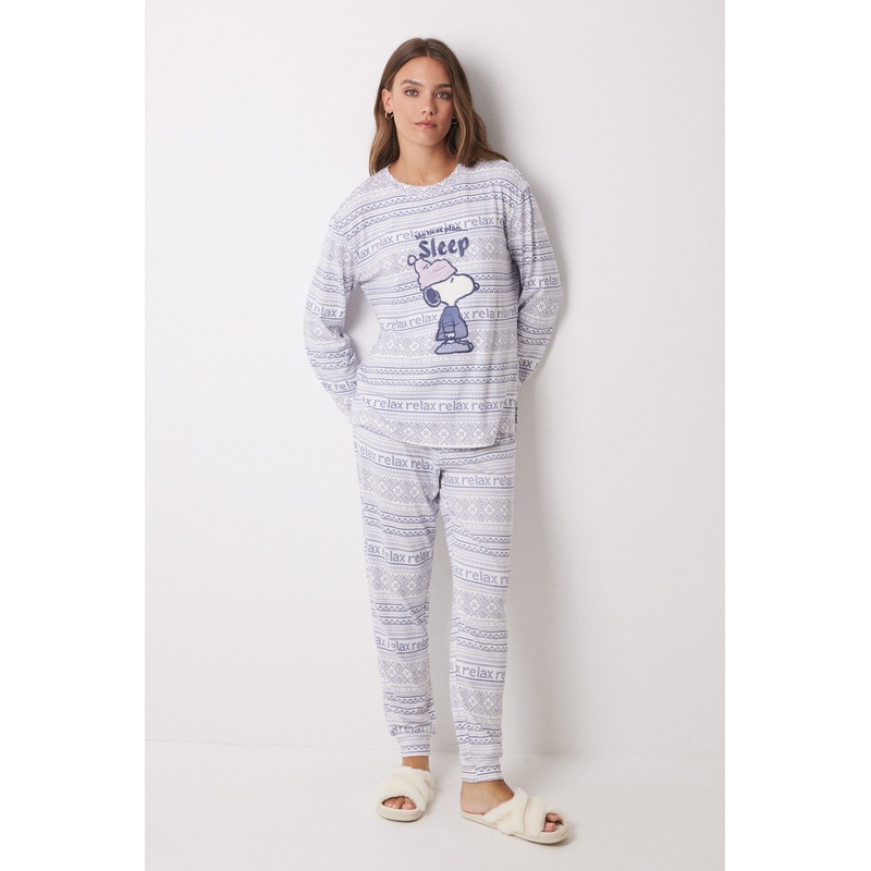 Long Pajamas Super Soft Snoopy