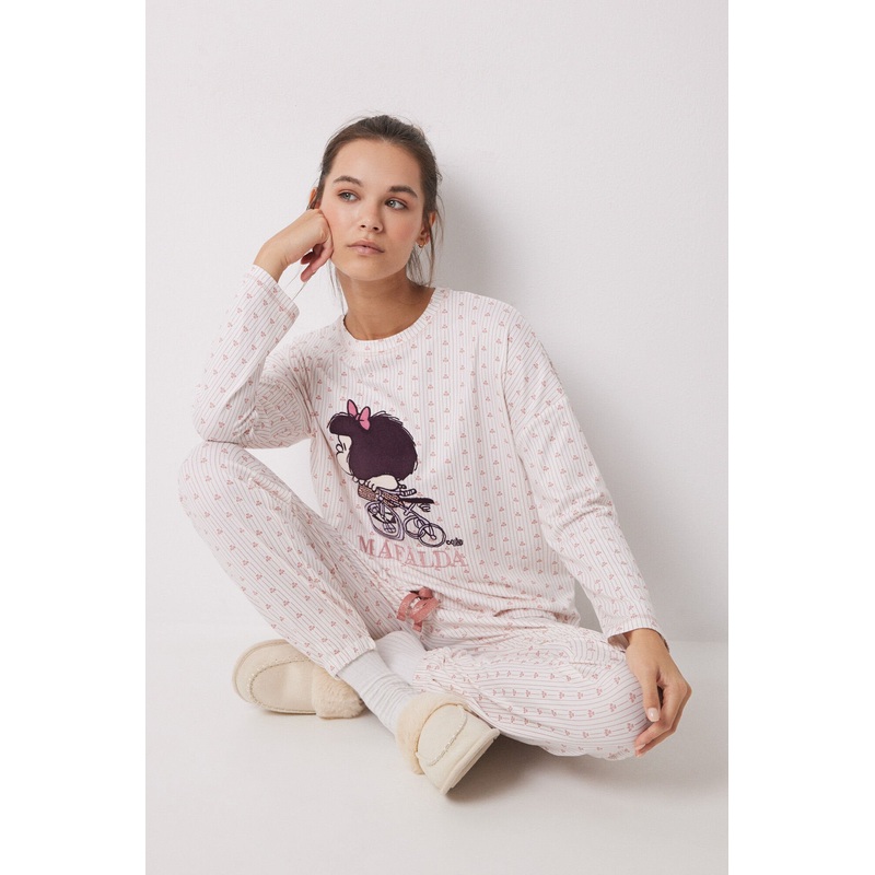 Long Print Pajamas Mafalda