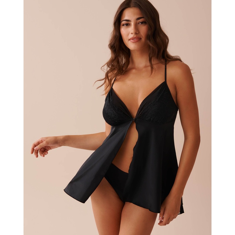 LUXURY EDITION Satin and Lace Babydoll