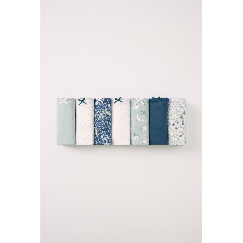 Pack 7 Classic Patterned Cotton Panties