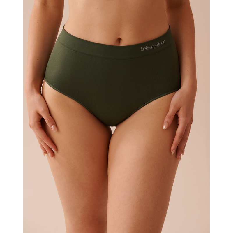 Seamless High Waist Bikini Briefs
