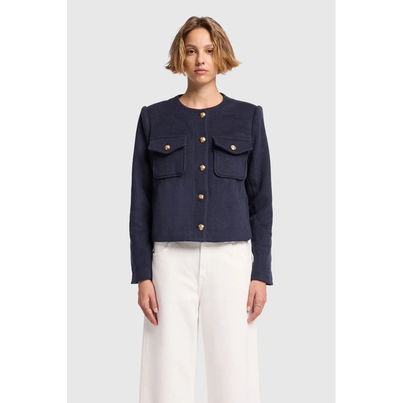 Classic Jacket Wool Blend Inkwell