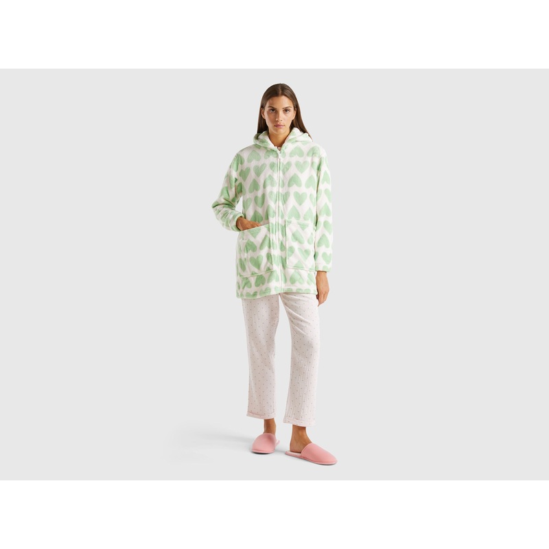 Nightgown with Heart Print