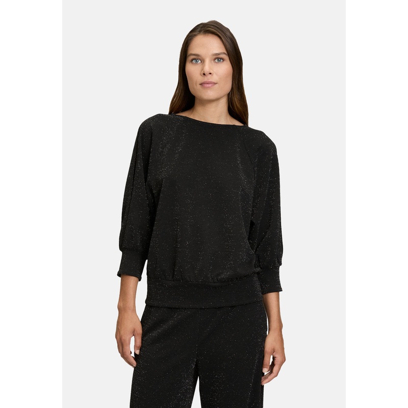 Oversize-Shirt in A Glitter Look