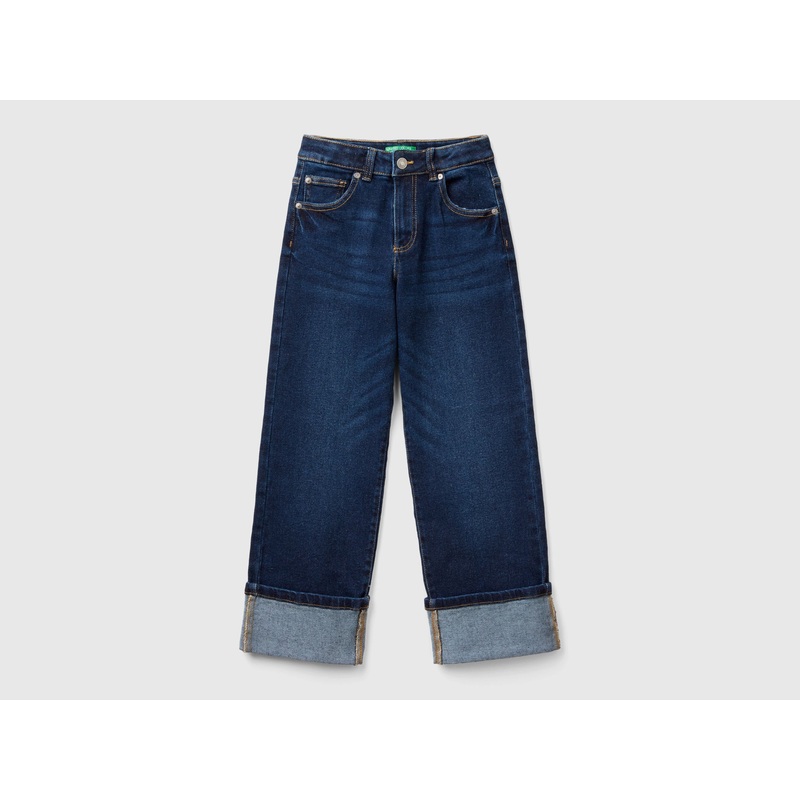 Stretch Jeans with Cuffs