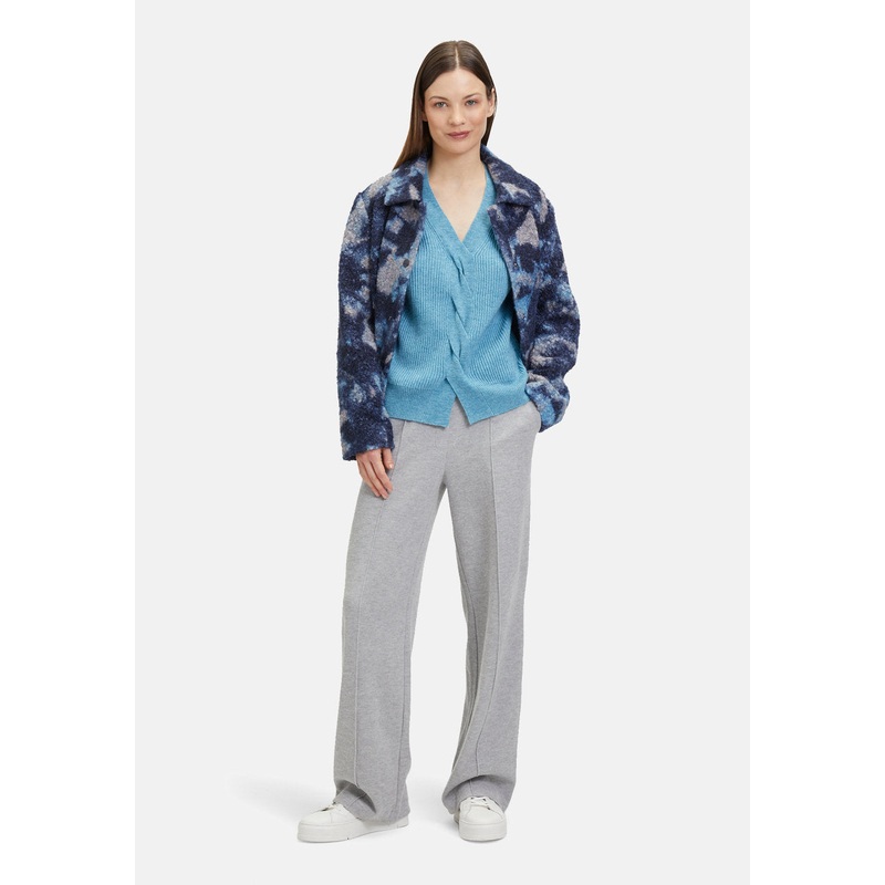 Wide-Leg Pull-On Trousers