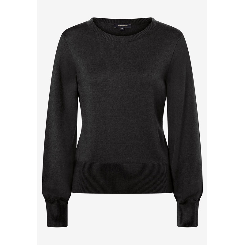 Black Fine Knit Sweater