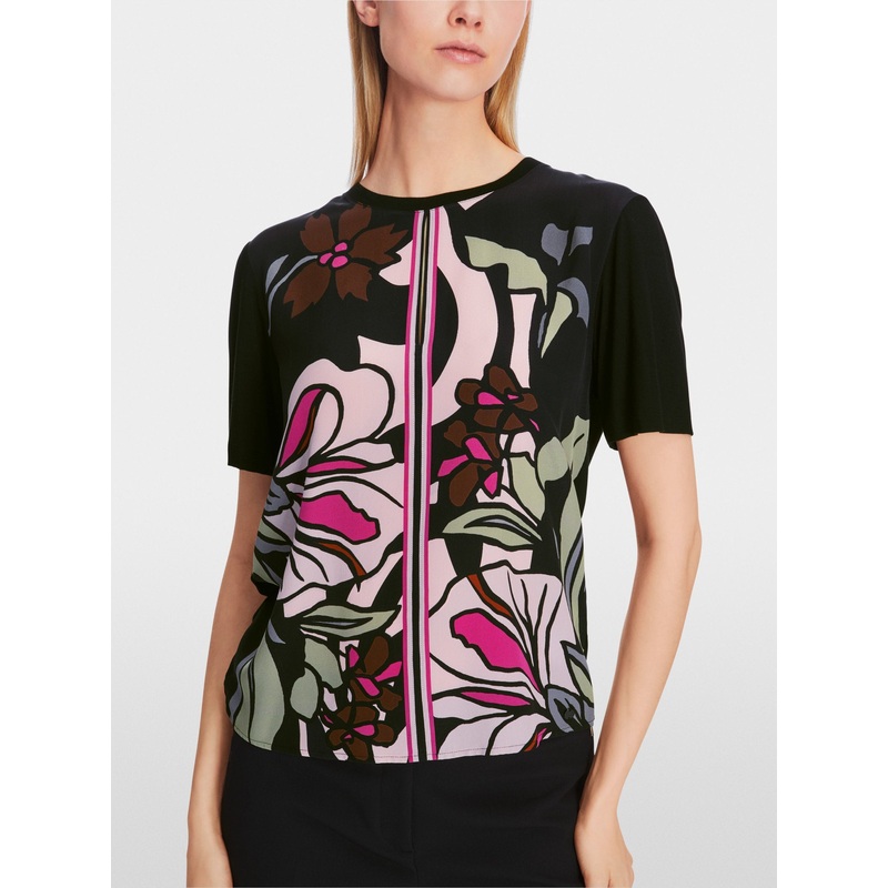 Blouse with Flower Print
