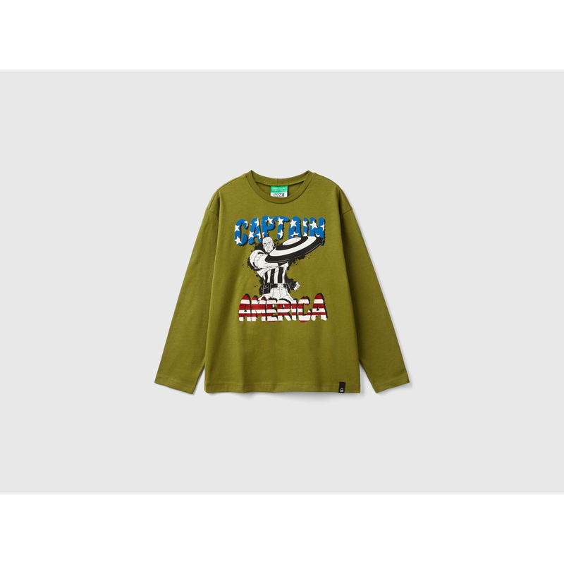 Green Marvel Captain America T-Shirt