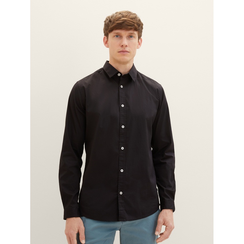 Shirt with A Kent Collar