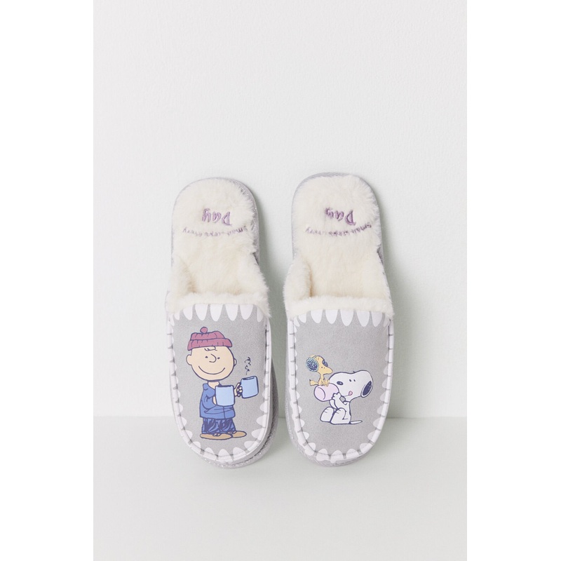 Snoopy Gray Hair House Slippers