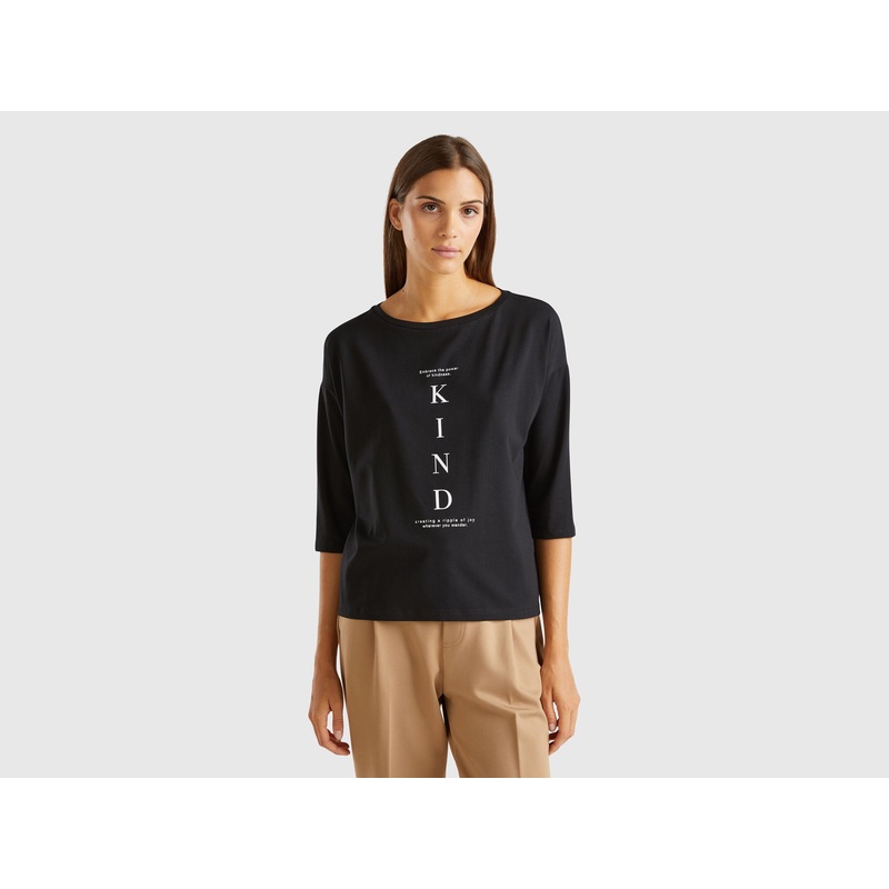 T-Shirt with Glossy Print