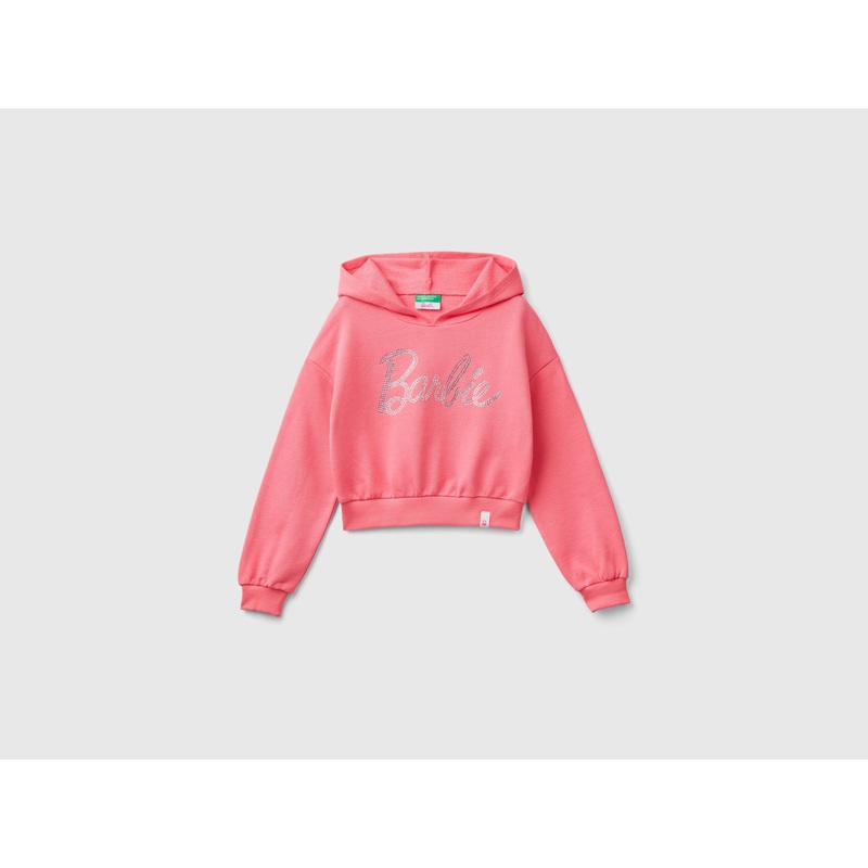 Pink Barbie Sweatshirt with Rhinestones