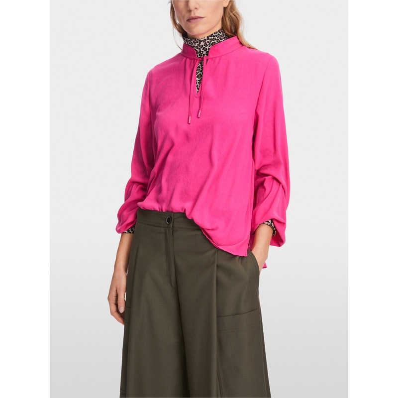 Wide Blouse with Long Sleeves