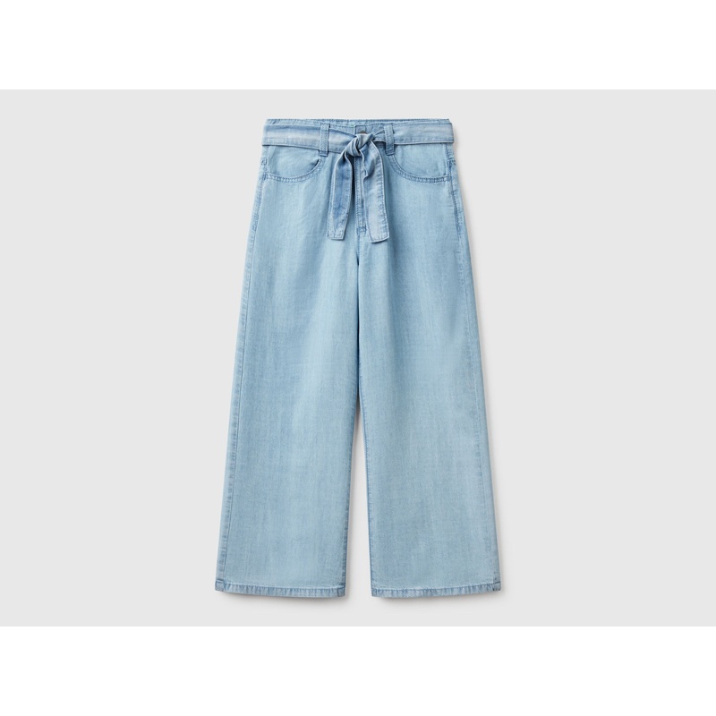 Wide Fit Jeans with Sash