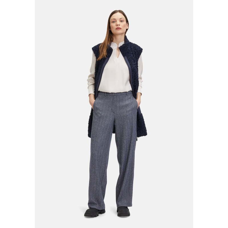 Wide-Leg Suit Trousers