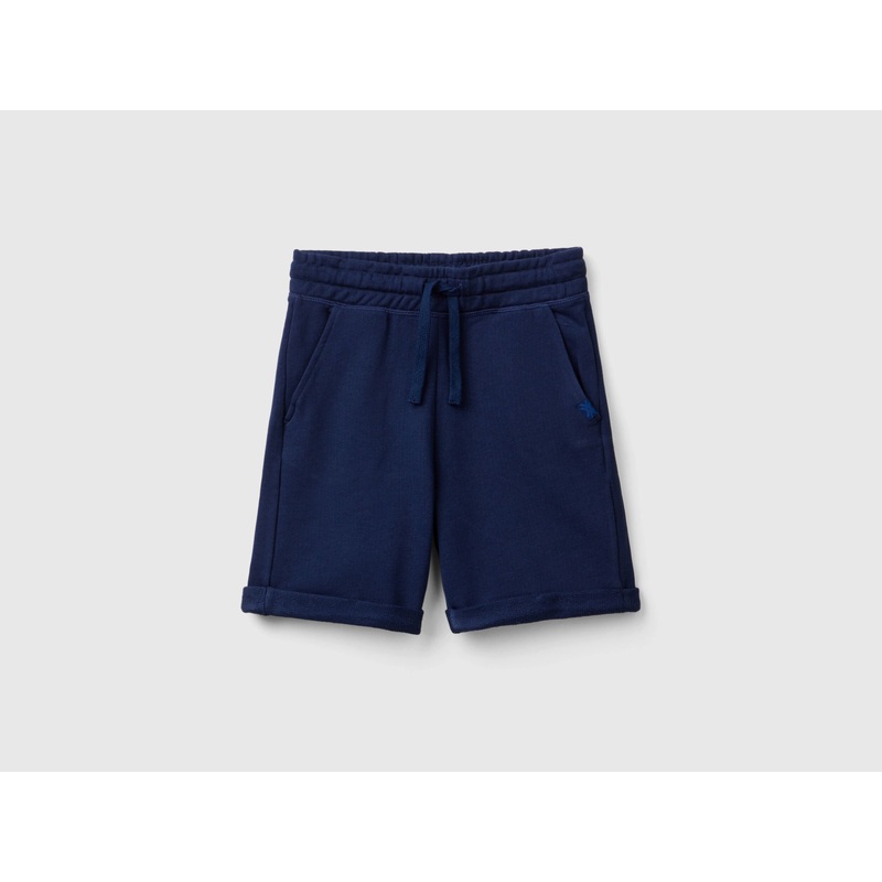 Bermuda Shorts in Pure Cotton Fleece
