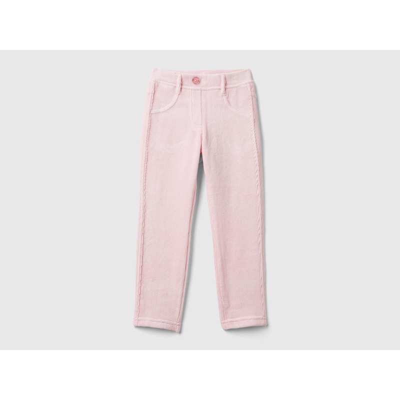 Ribbed Chenille Trousers