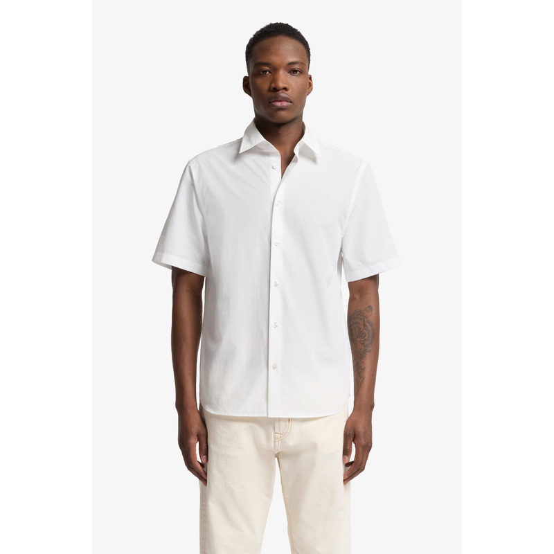 S/S Regular Shirt Popeline White