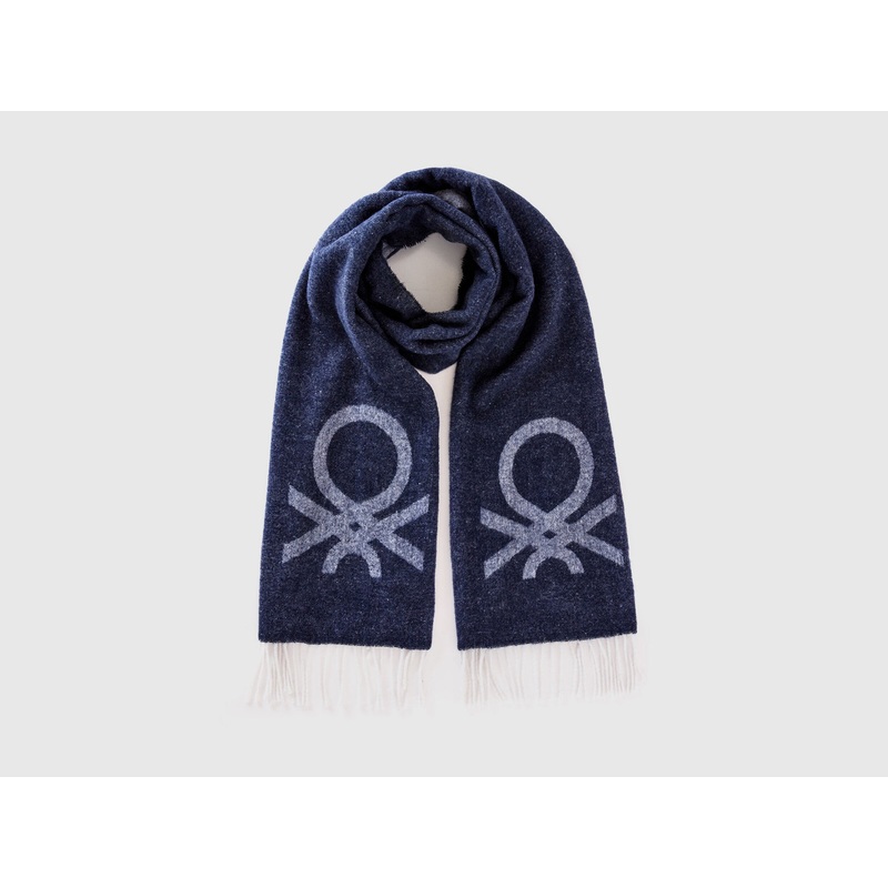 Wool and Viscose Blend Scarf