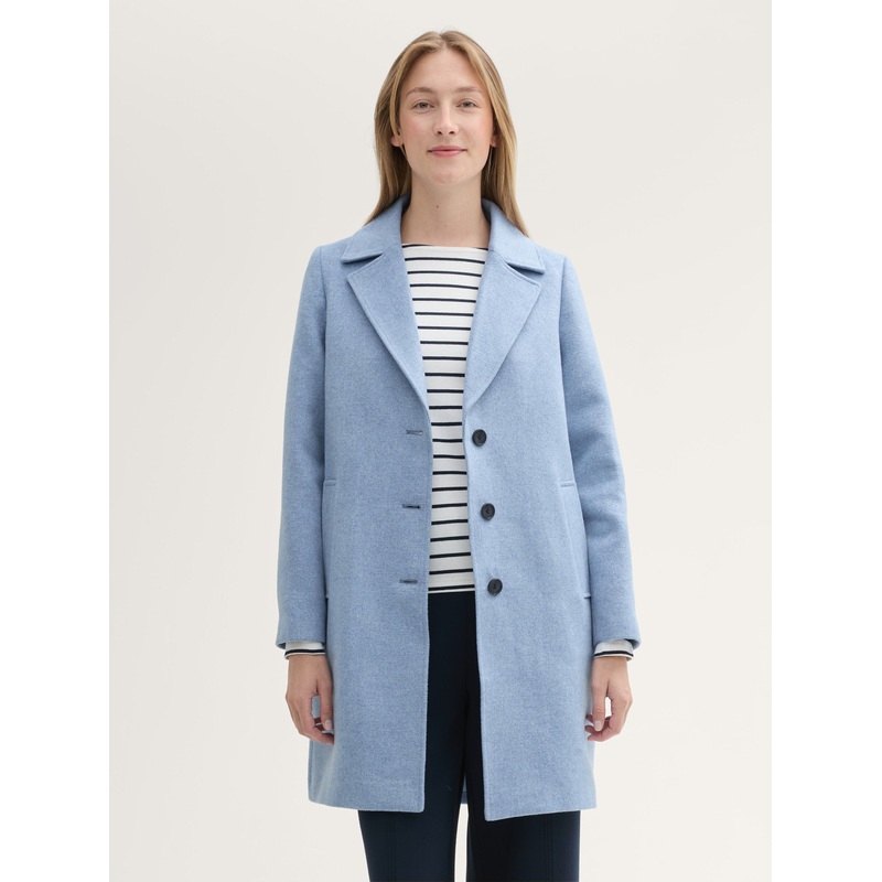 Coat with Recycled Wool