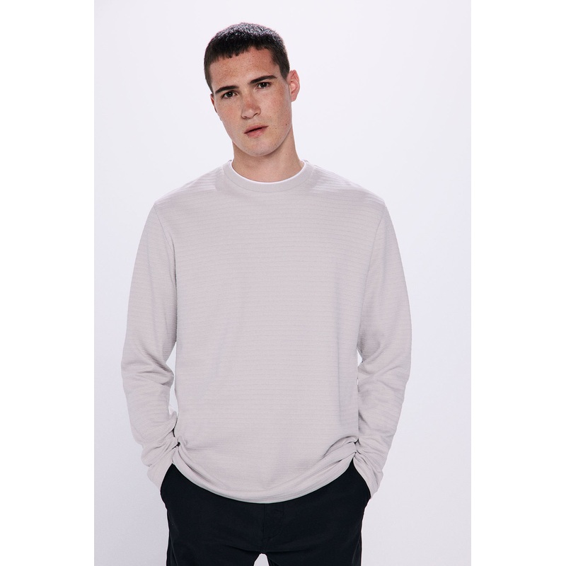 Double Structure Long Sleeve T-Shirt