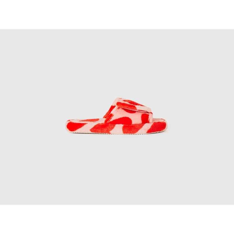 Faux Fur Tartan Slippers
