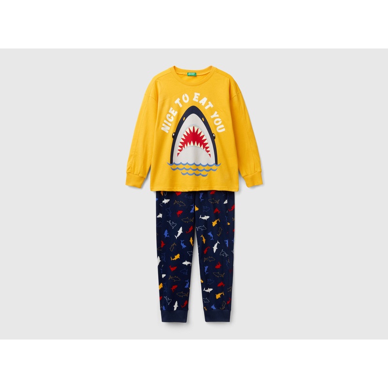 Long Pyjamas in Warm Cotton