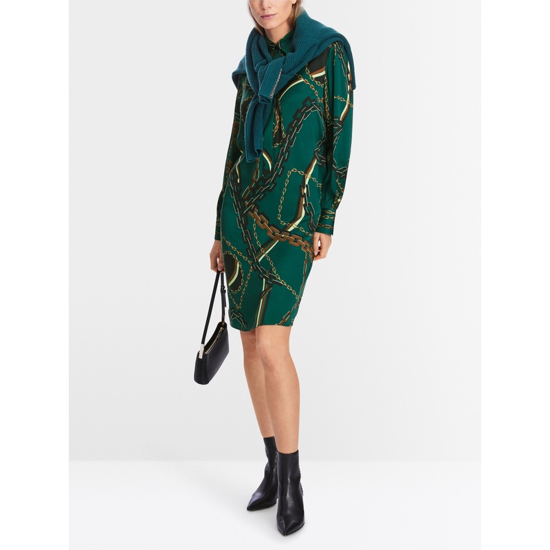 Silk Shirt Dress