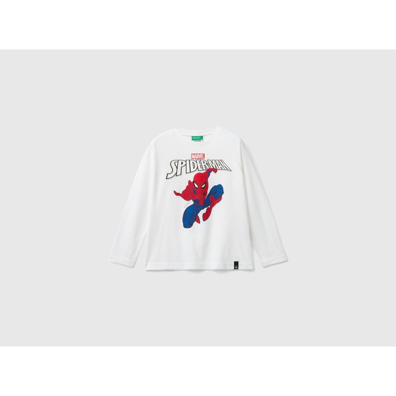 White Marvel Spiderman T-Shirt
