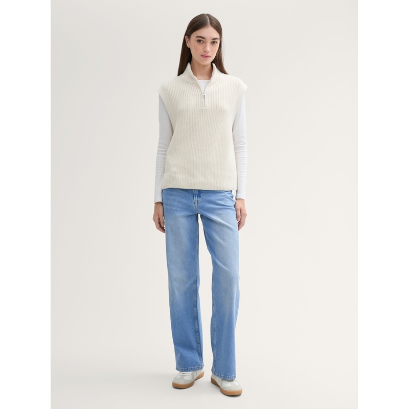 Wide-Leg Jeans in Recycled Cotton