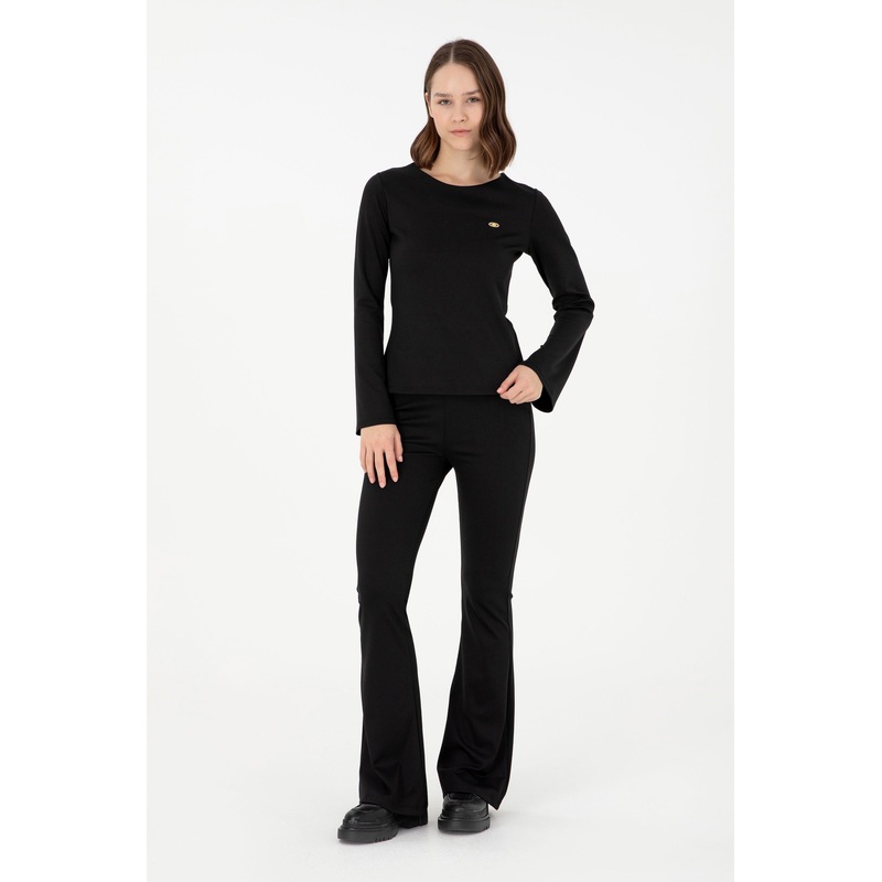 Black Skinny Fit Chino Trousers