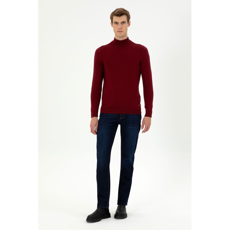 Dark Blue Denim Trousers
