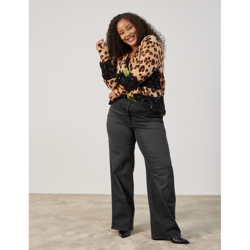 Jeans with A Wide Leg Carlotta