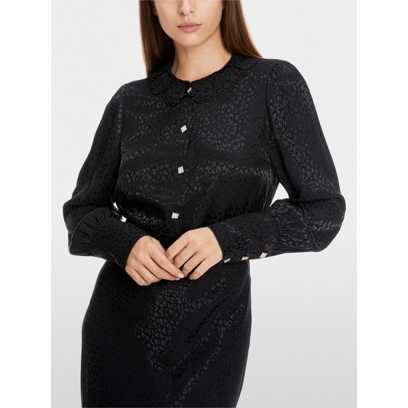 Leo Jacquard Blouse