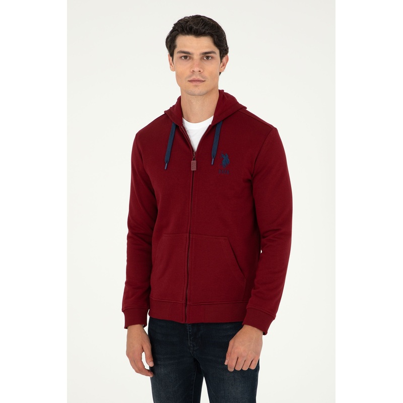 Red Zip Up Hoodie