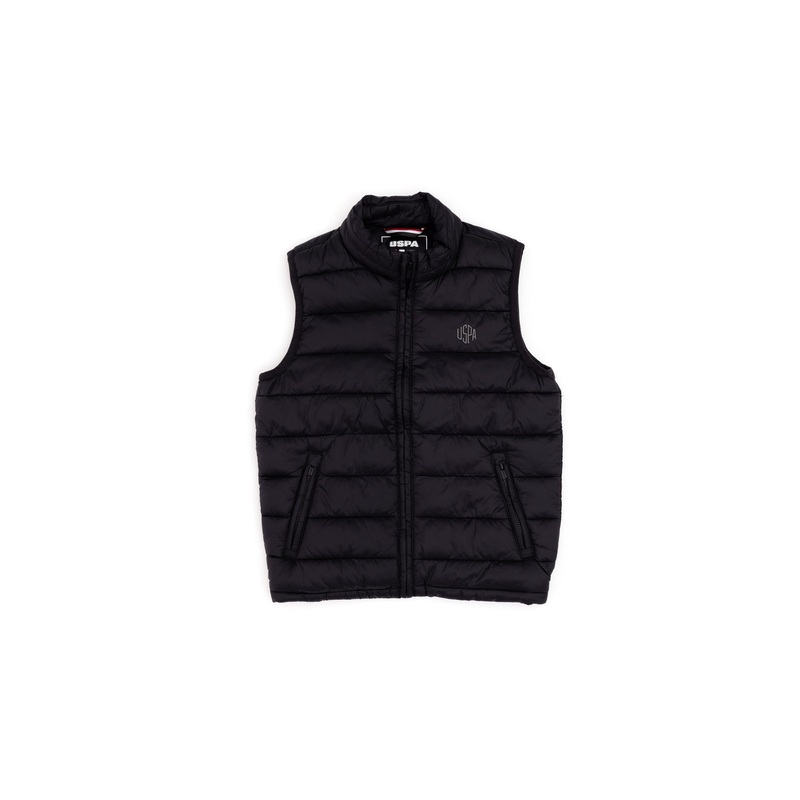 Black Woven Vest