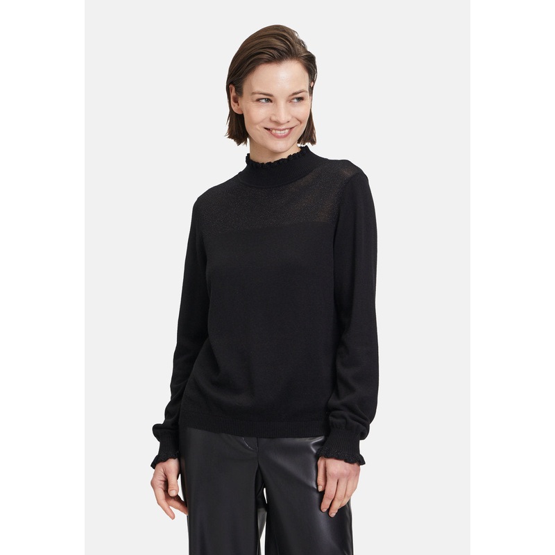 Knitted Sweater with Lurex Thread