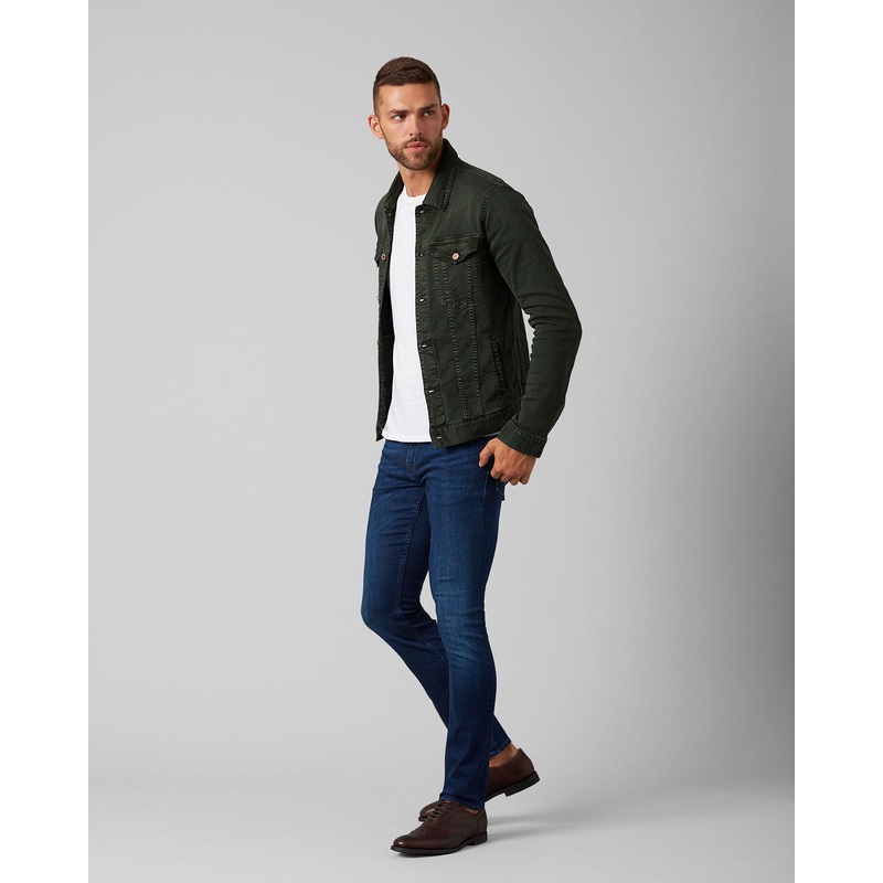 Middle Blue KAYDEN Luxe Performance Indigo Blue