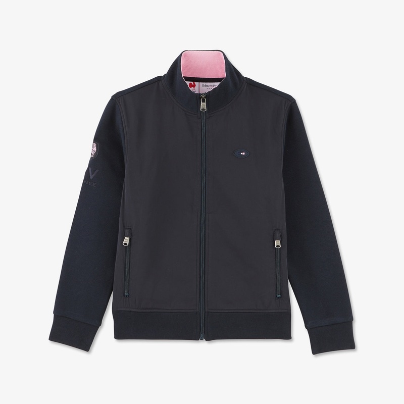 Navy Zipped Sweatshirt