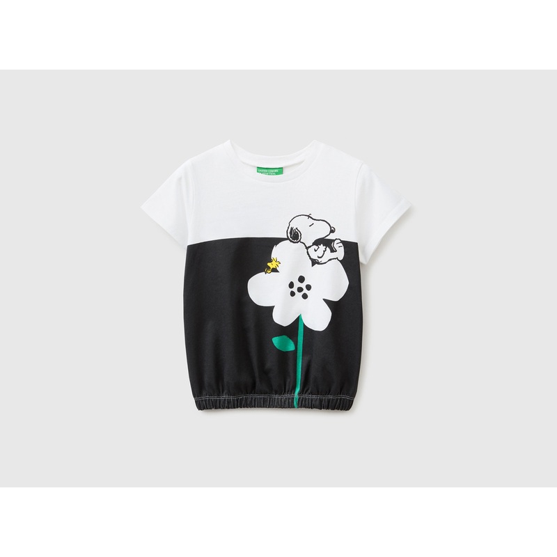 Peanuts T-Shirt With Elastic At The Bottom